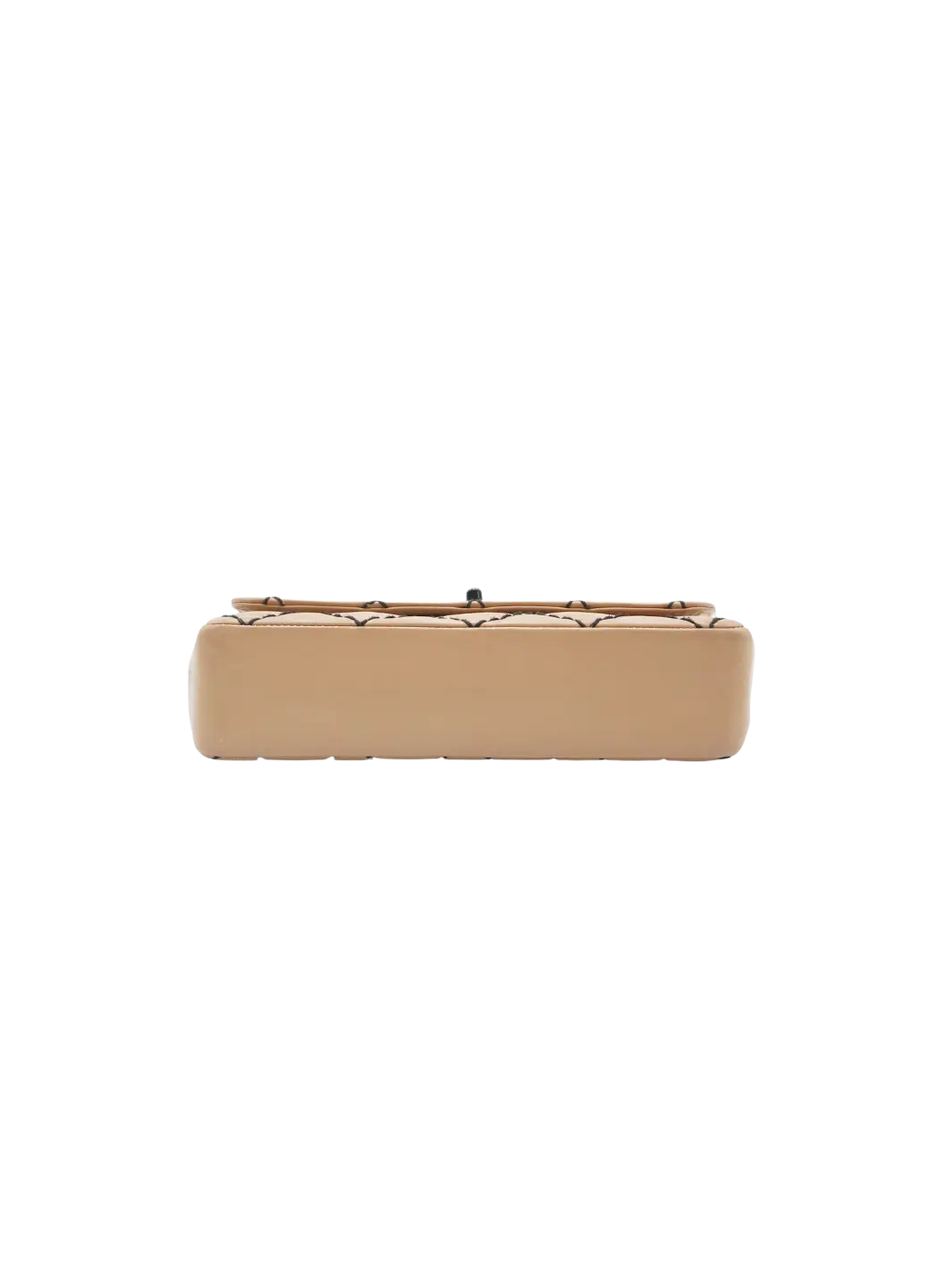 CHANEL Beige Leather Wild Stitch Shoulder Bag - BAGPHIC
