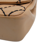 CHANEL Beige Leather Wild Stitch Shoulder Bag - BAGPHIC