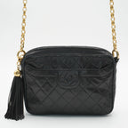 CHANEL Quilted Tassel Camera Crossbody Bag CHANEL