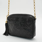 CHANEL Quilted Tassel Camera Crossbody Bag CHANEL