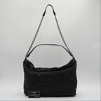 CHANEL Black Iridescent Quilted Daily Hobo Bag CHANEL