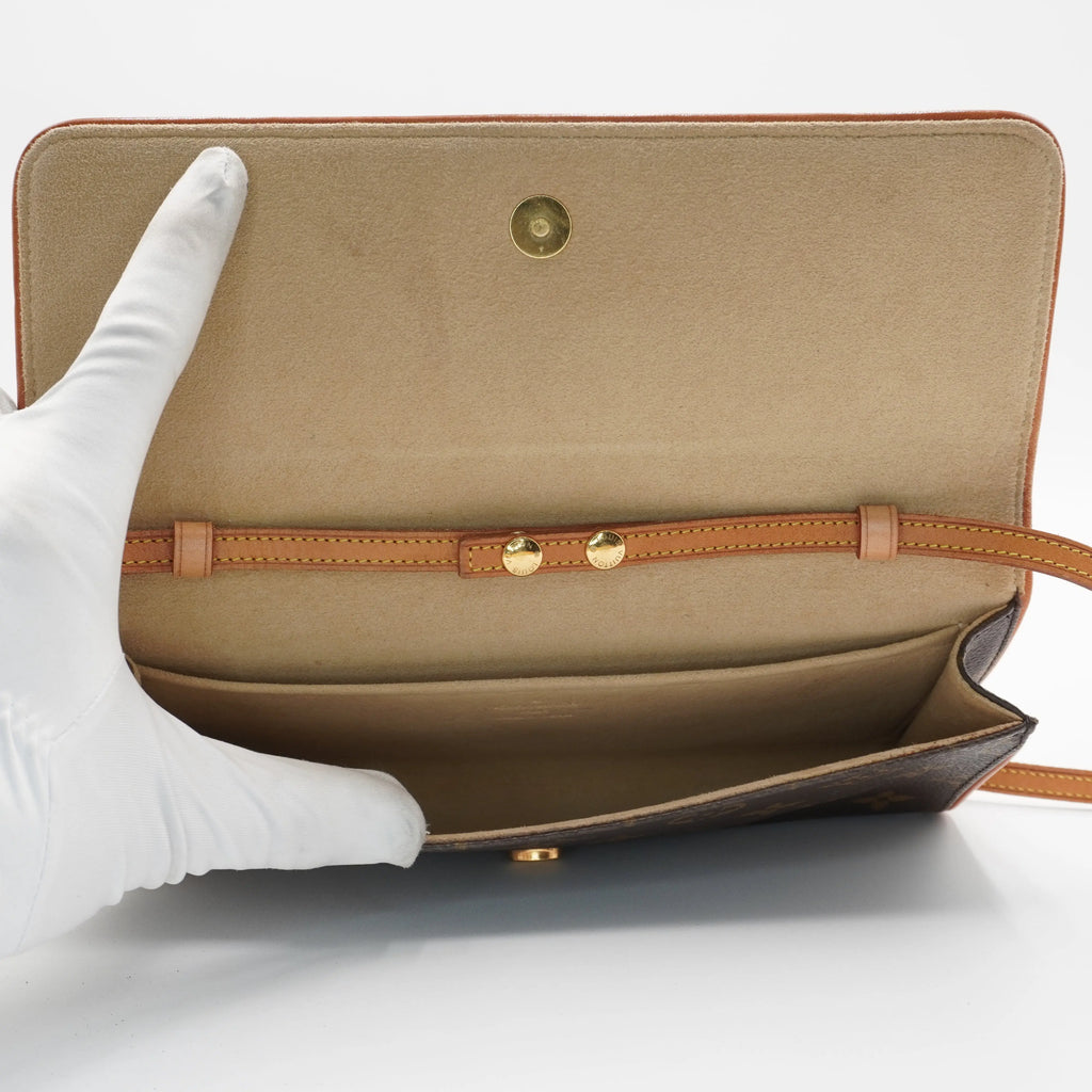 LOUIS VUITTON Monogram Pochette Twin GM LOUIS VUITTON