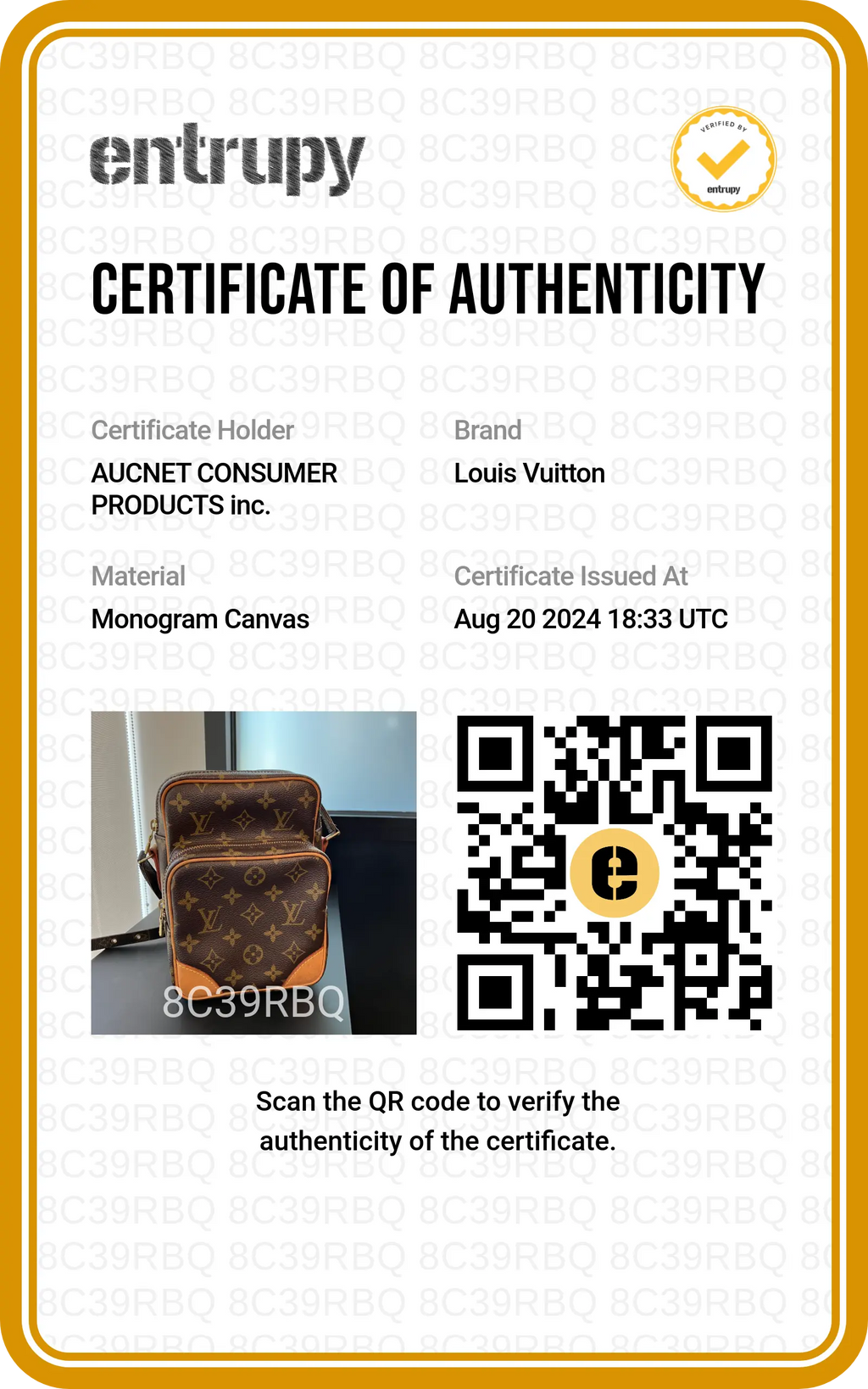 LOUIS VUITTON Monogram Amazon Crossbody Bag LOUIS VUITTON