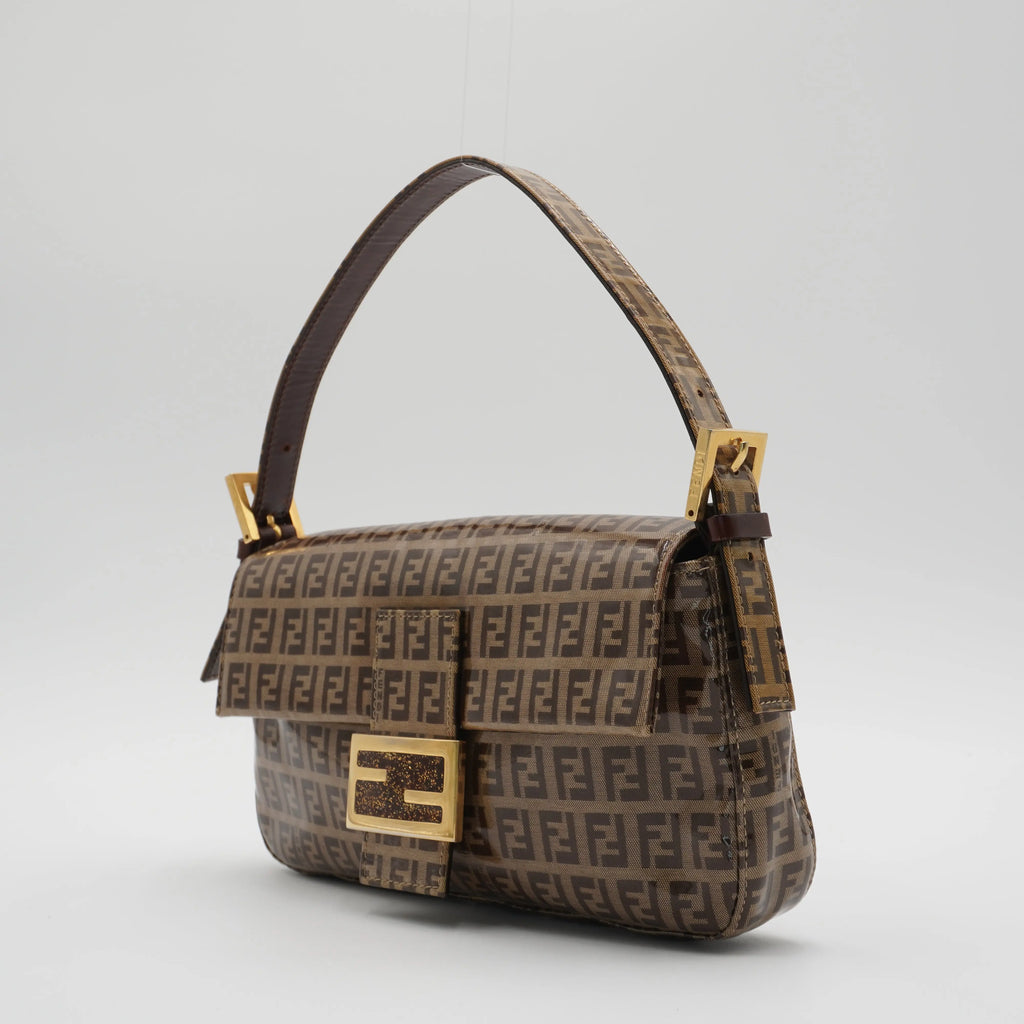 Fendi Vinyl Canvas Baguette Bag FENDI