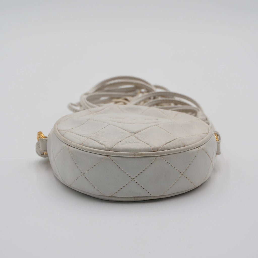 CHANEL Round Quilted Tassel Crossbody Bag CHANEL