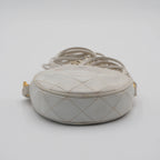 CHANEL Round Quilted Tassel Crossbody Bag CHANEL