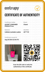 CHANEL Fuchisia Quilted Leather Phone Holder Crossbody - BAGPHIC
