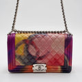 CHANEL Limited Edition Flower Power Multicolor Boy Flap CHANEL