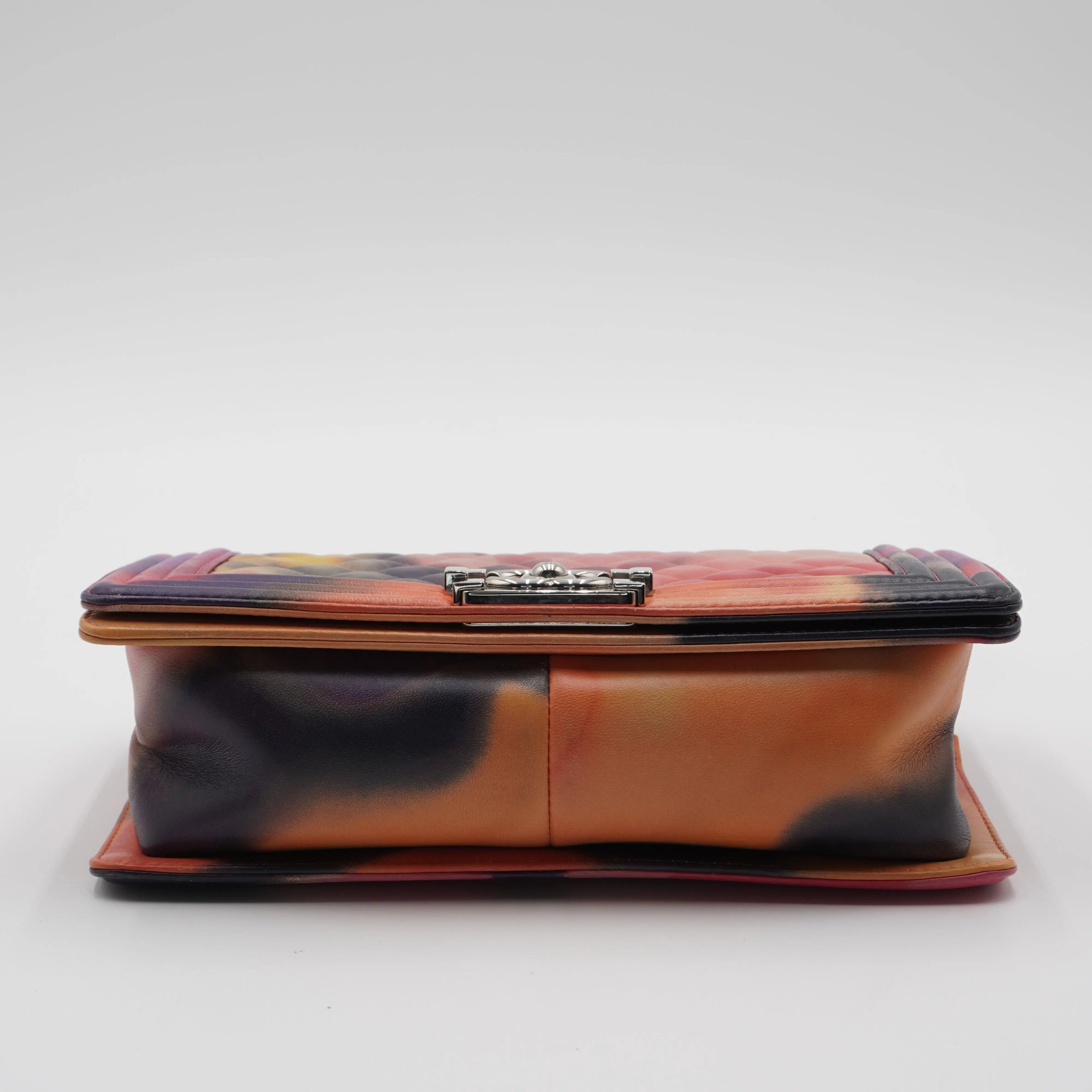 CHANEL Limited Edition Flower Power Multicolor Boy Flap CHANEL