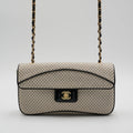 CHANEL East West Jersey Flap Bag CHANEL