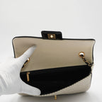 CHANEL East West Jersey Flap Bag CHANEL