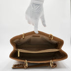 CHANEL Beige Quilted Caviar Leather Grand Shopping Tote CHANEL