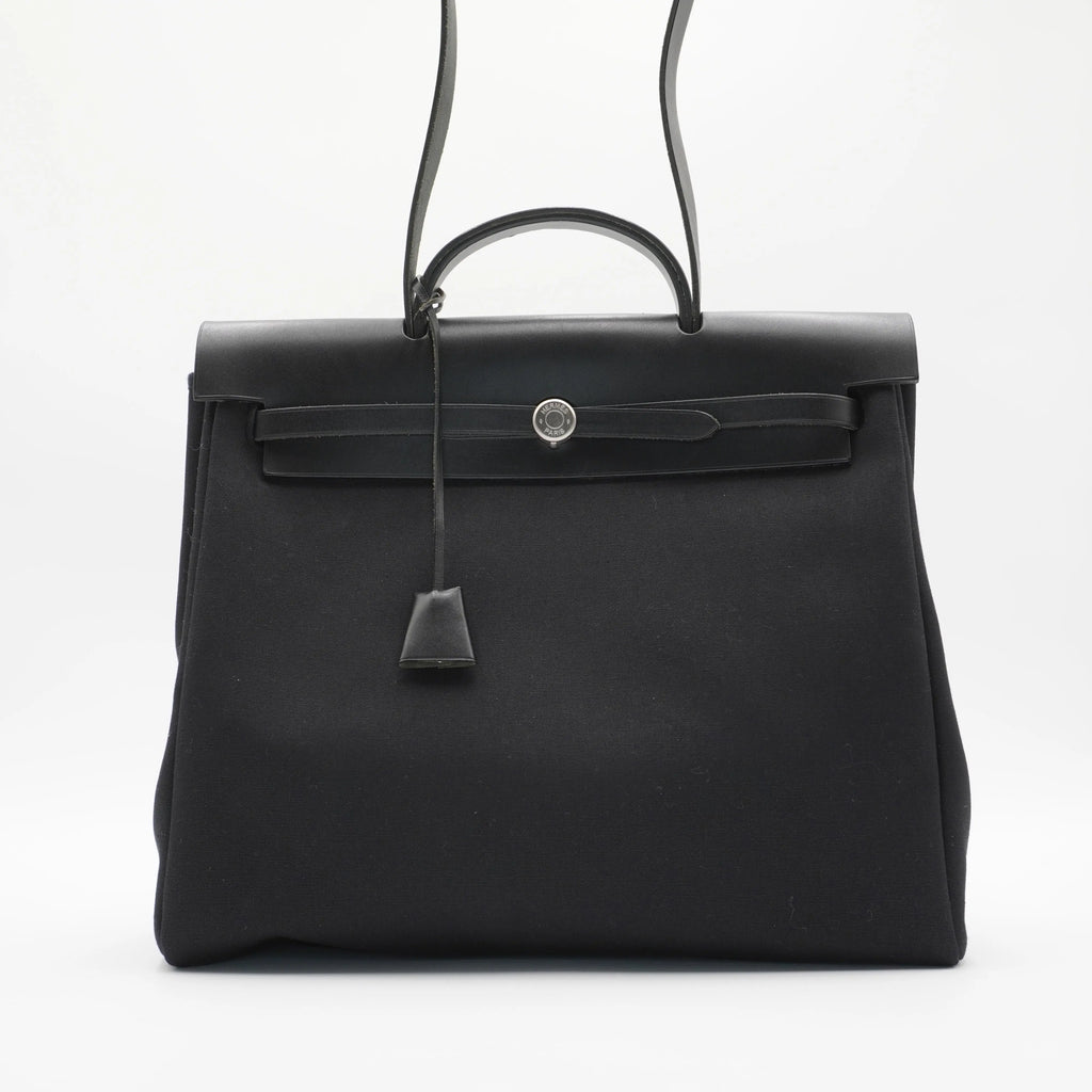HERMES Black Herbag HERMES