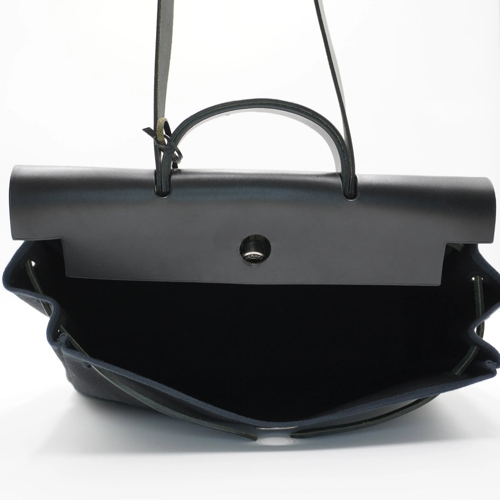 HERMES Black Herbag HERMES