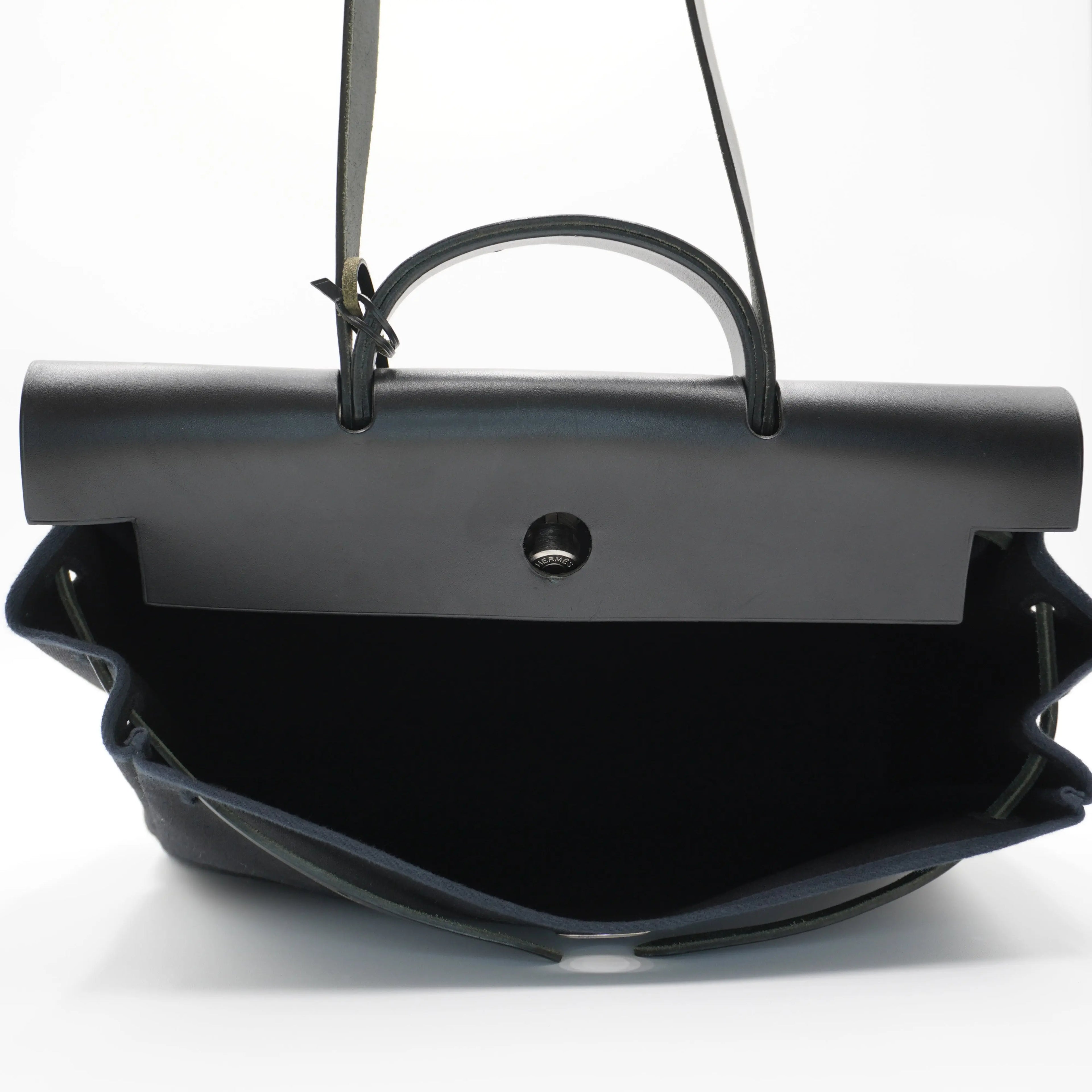 HERMES Black Herbag HERMES