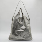 CHANEL Rodeo Drive Hobo Perforated Leather Bag CHANEL