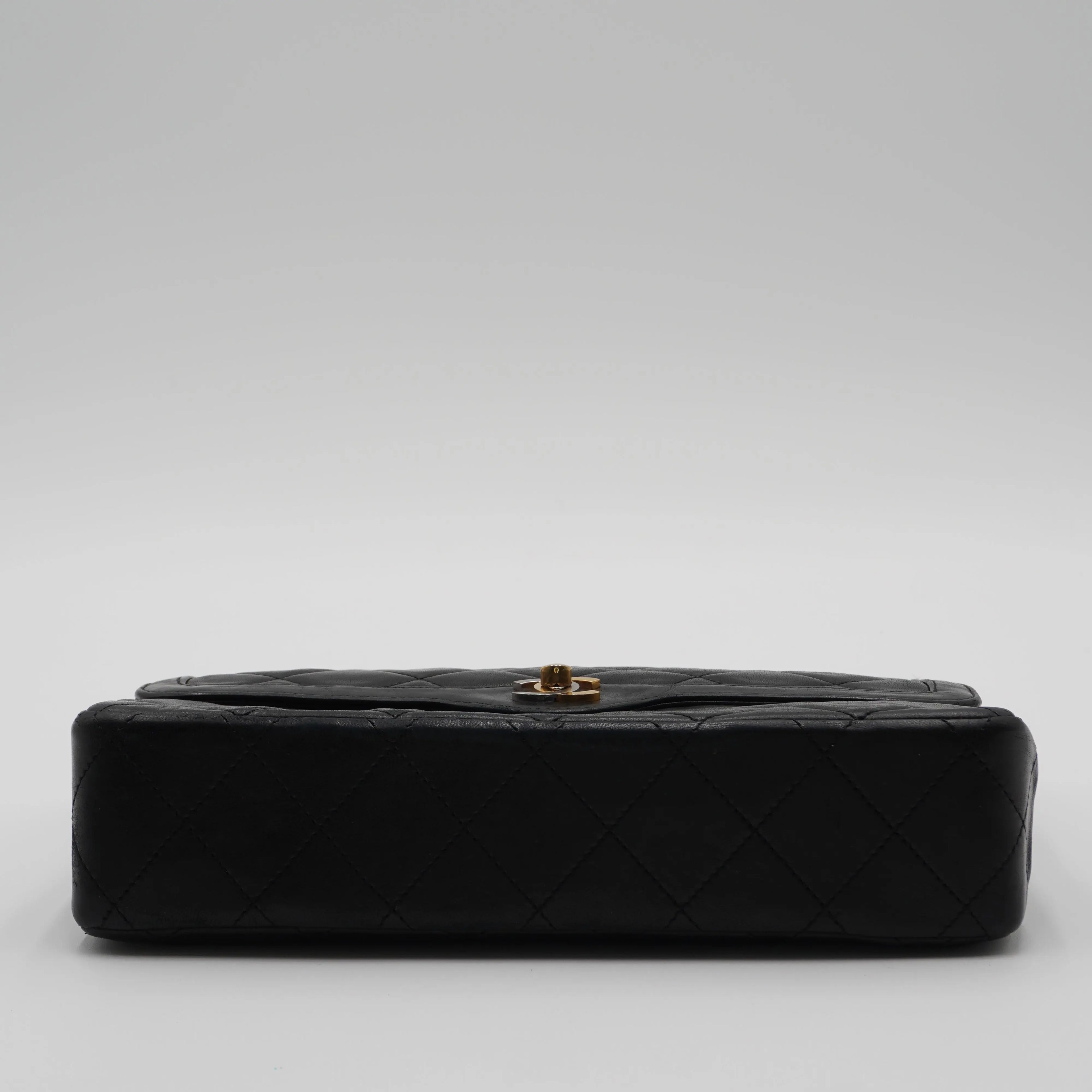 CHANEL Paris Limited Edition Two-Tone CC Logo Double Flap Bag - Good 2 CHANEL
