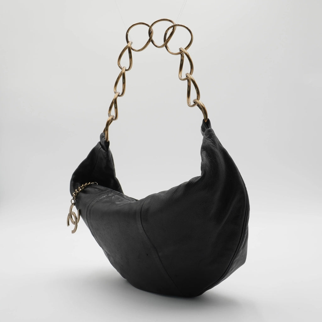 CHANEL Half Moon Shoulder Hobo Bag CHANEL