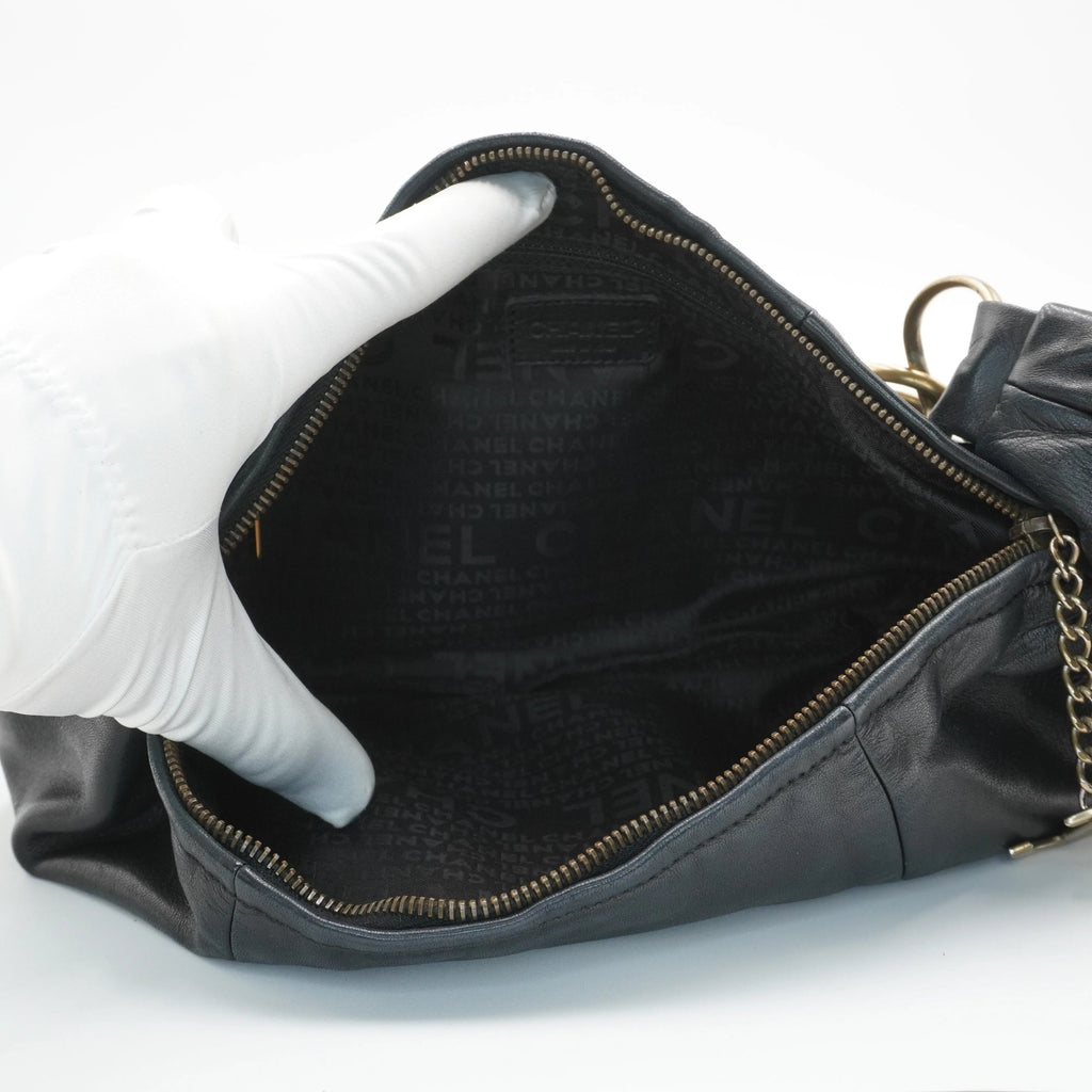 CHANEL Half Moon Shoulder Hobo Bag CHANEL