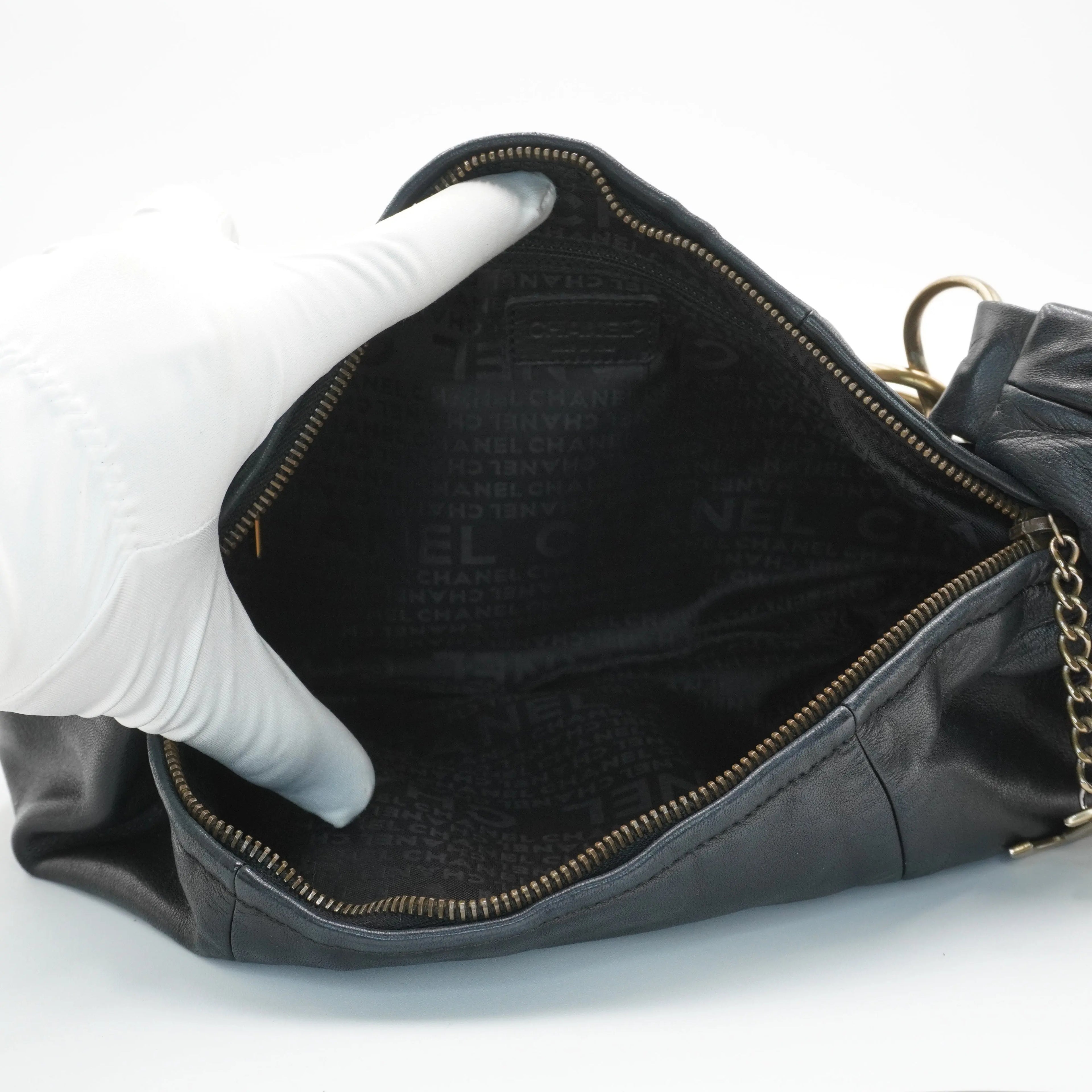 CHANEL Half Moon Shoulder Hobo Bag CHANEL