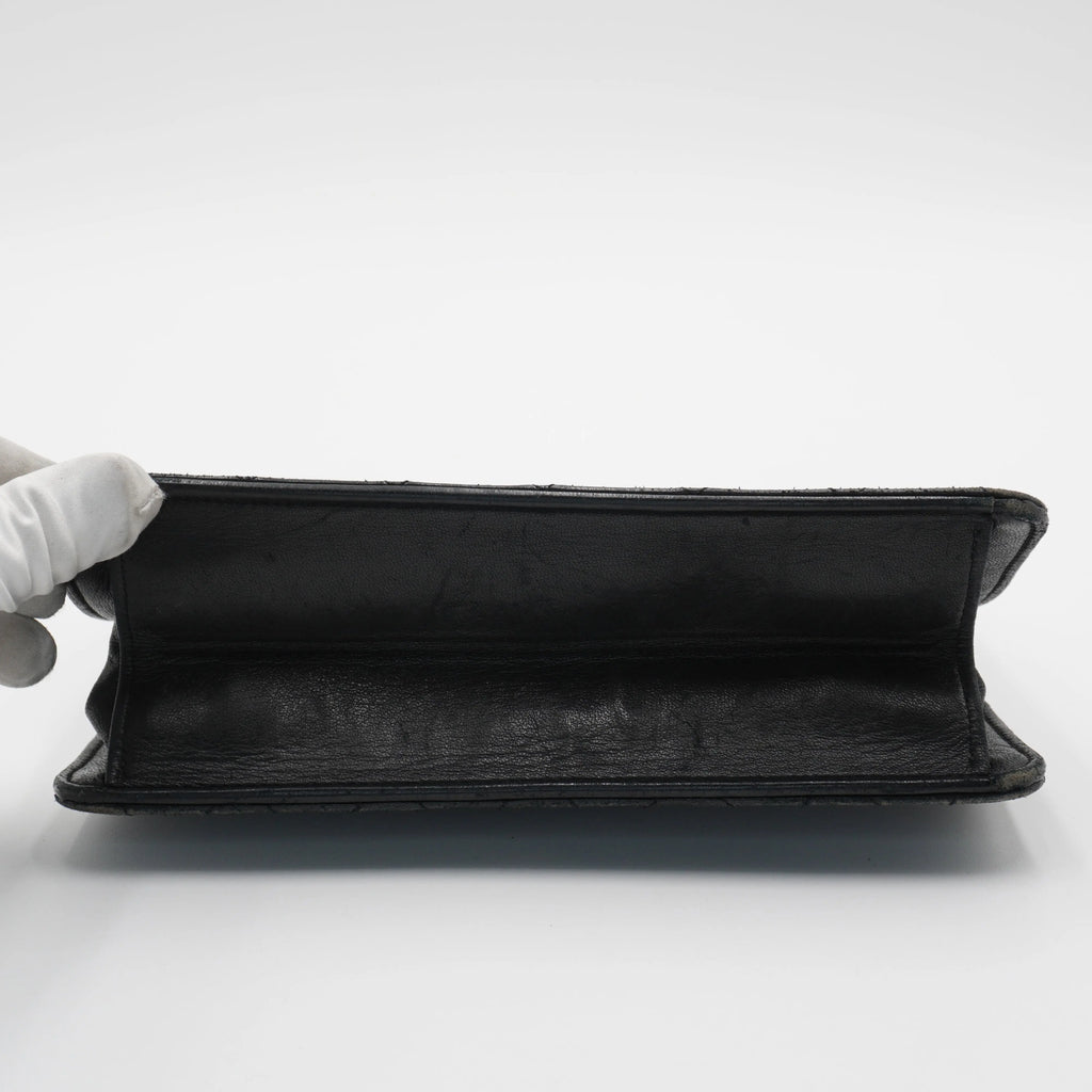 CHANEL Black Vintage Matelasse Mini Flap Crossbody Bag (Copy) CHANEL
