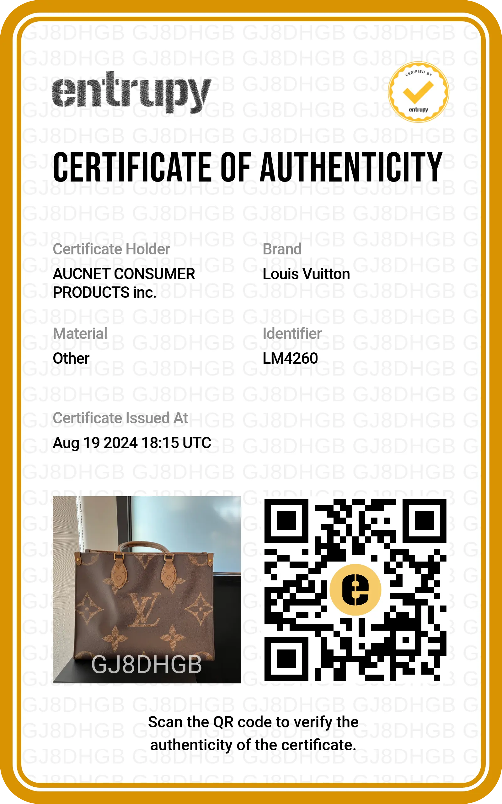 LOUIS VUITTON Monogram Giant On The Go GM - BAGPHIC