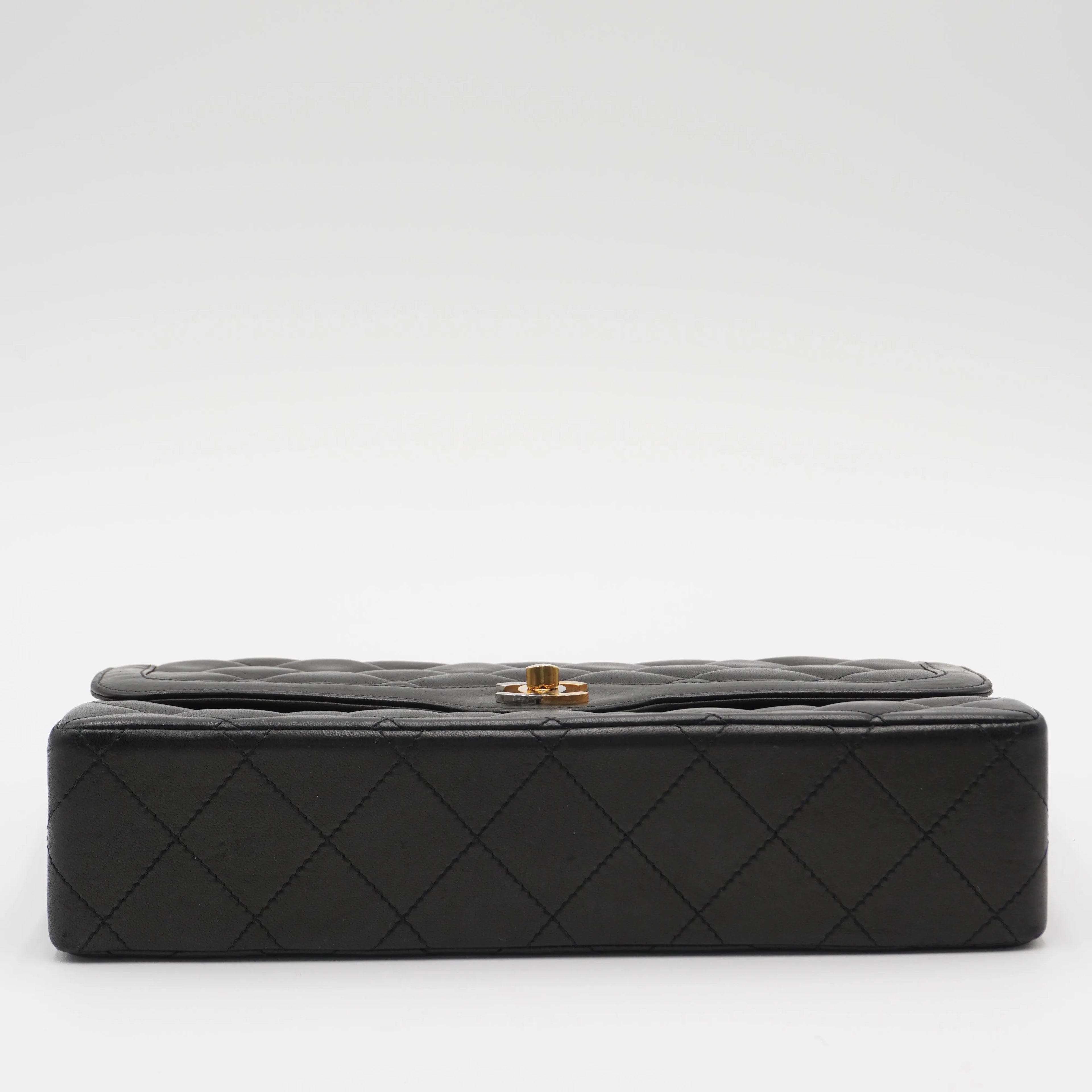 CHANEL Paris Limited Edition Two-Tone CC Logo Double Flap Bag - Very Good CHANEL