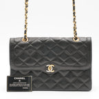 CHANEL Paris Limited Edition Two-Tone CC Logo Double Flap Bag - Very Good CHANEL