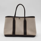 HERMES Garden Party TPM Marron Handbag with ST HERMES