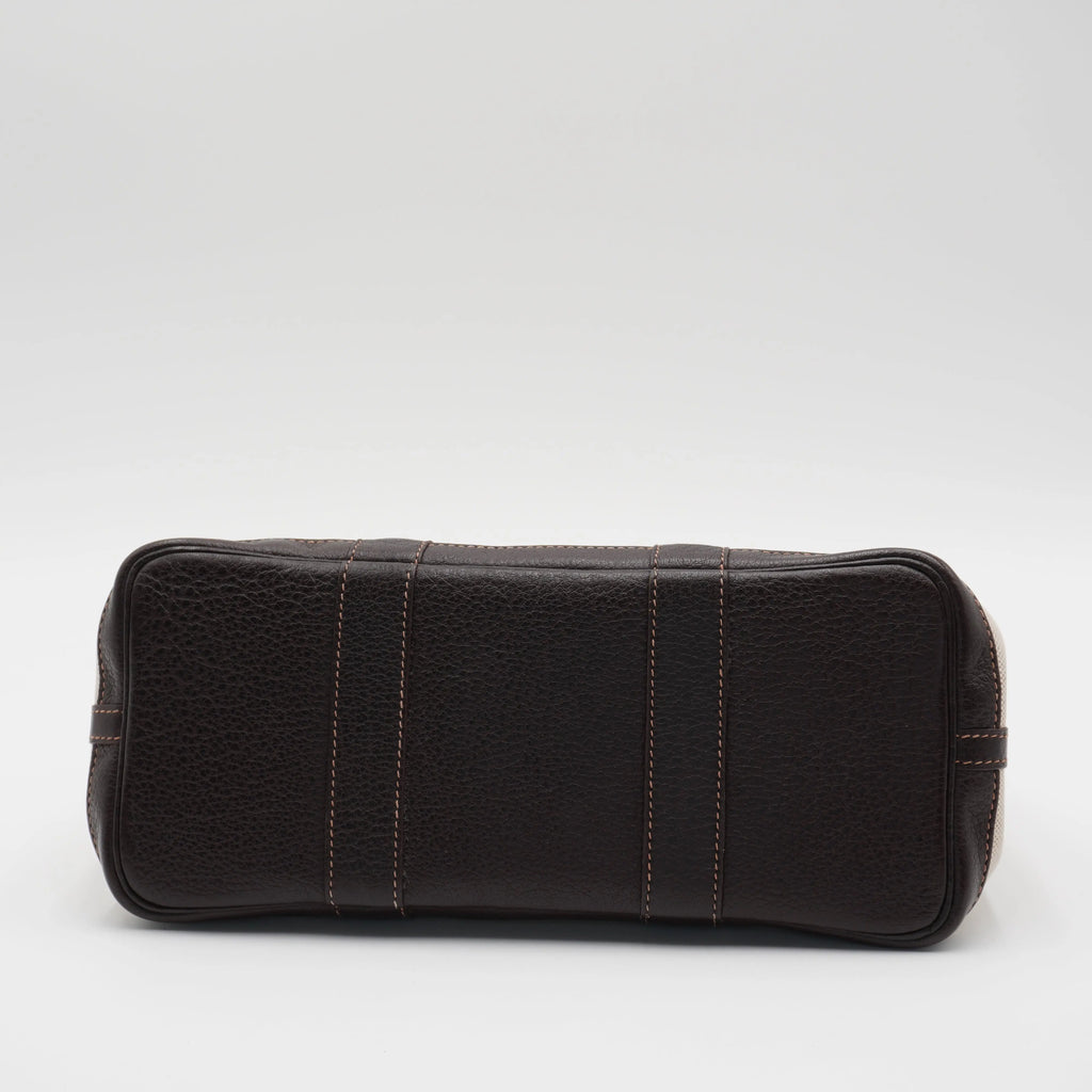 HERMES Garden Party TPM Marron Handbag with ST HERMES