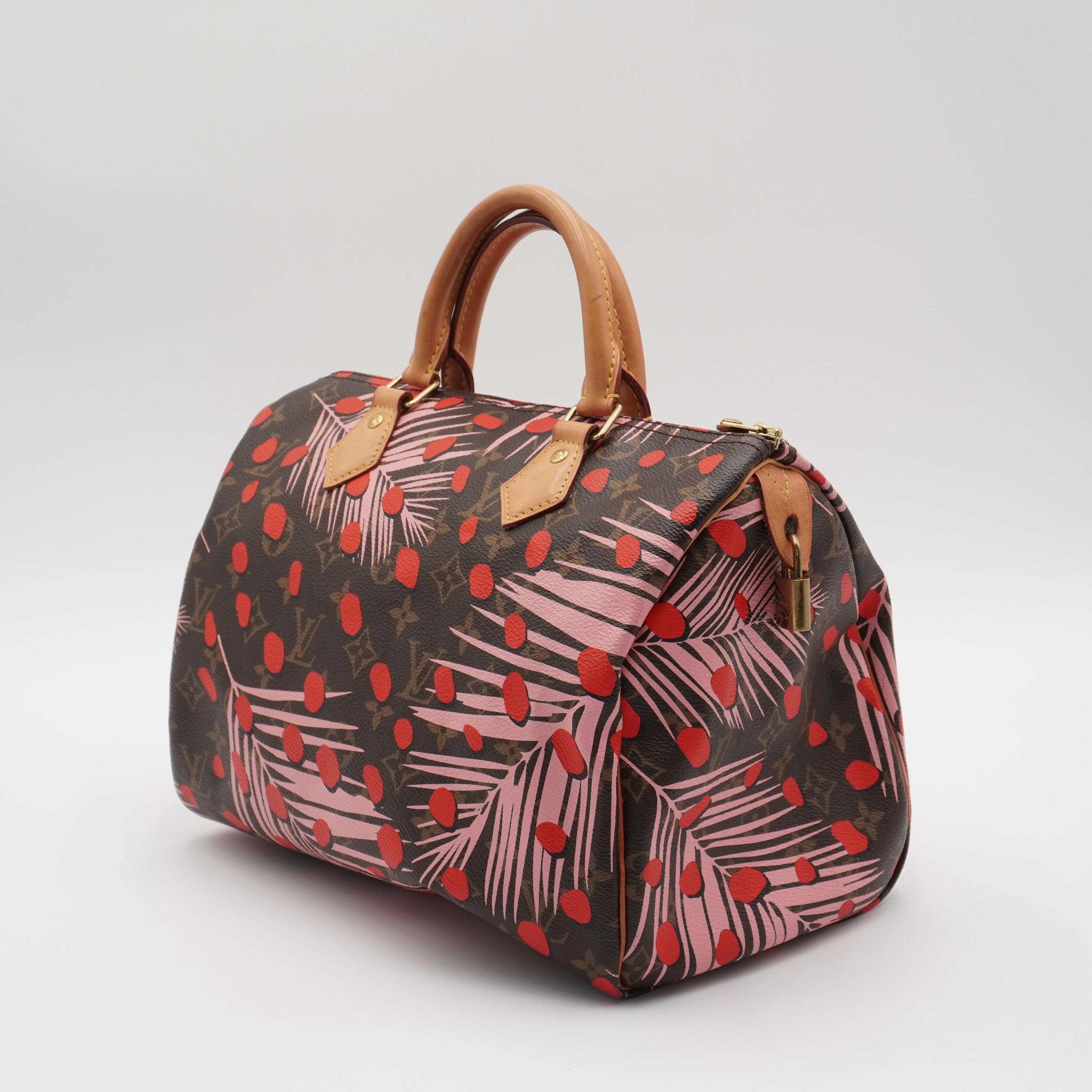 LOUIS VUITTON Limited Edition Monogram Canvas Jungle Dots Speedy Bag LOUIS VUITTON