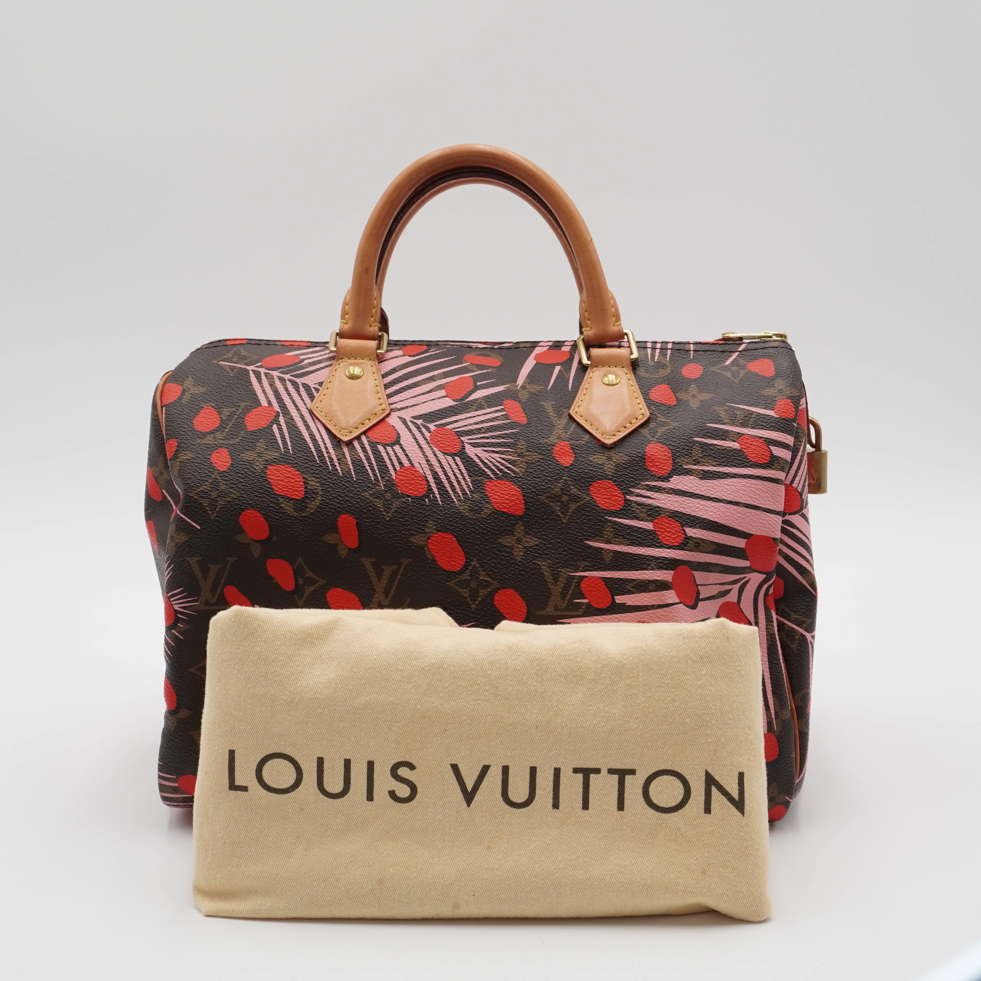 LOUIS VUITTON Limited Edition Monogram Canvas Jungle Dots Speedy Bag LOUIS VUITTON