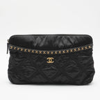 CHANEL Grosgrain Large Foldable Tote Bag Pouch CHANEL