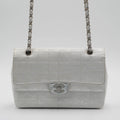 CHANEL Travel Line Silver Shoulder Bag CHANEL