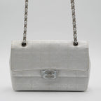 CHANEL Travel Line Silver Shoulder Bag CHANEL