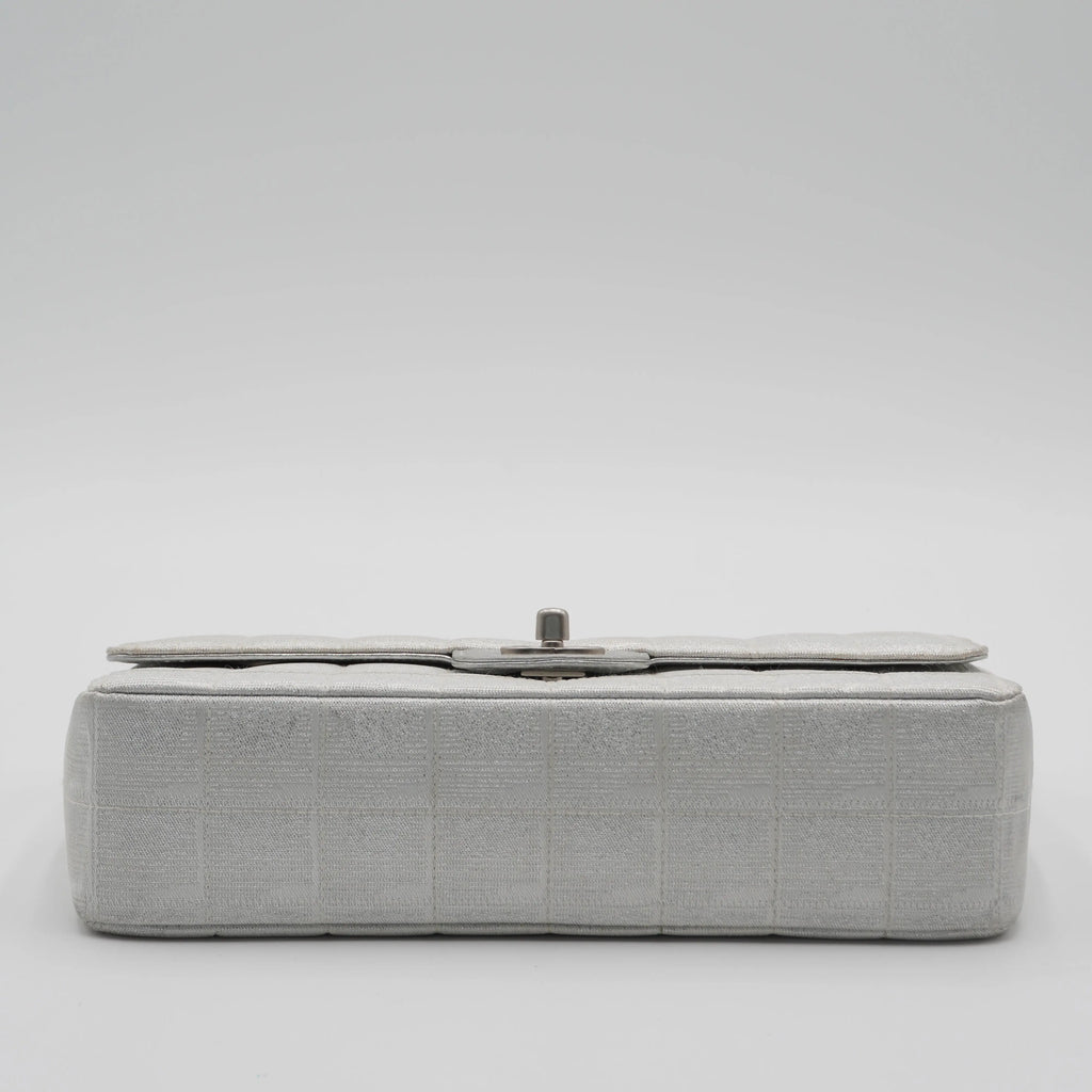 CHANEL Travel Line Silver Shoulder Bag CHANEL
