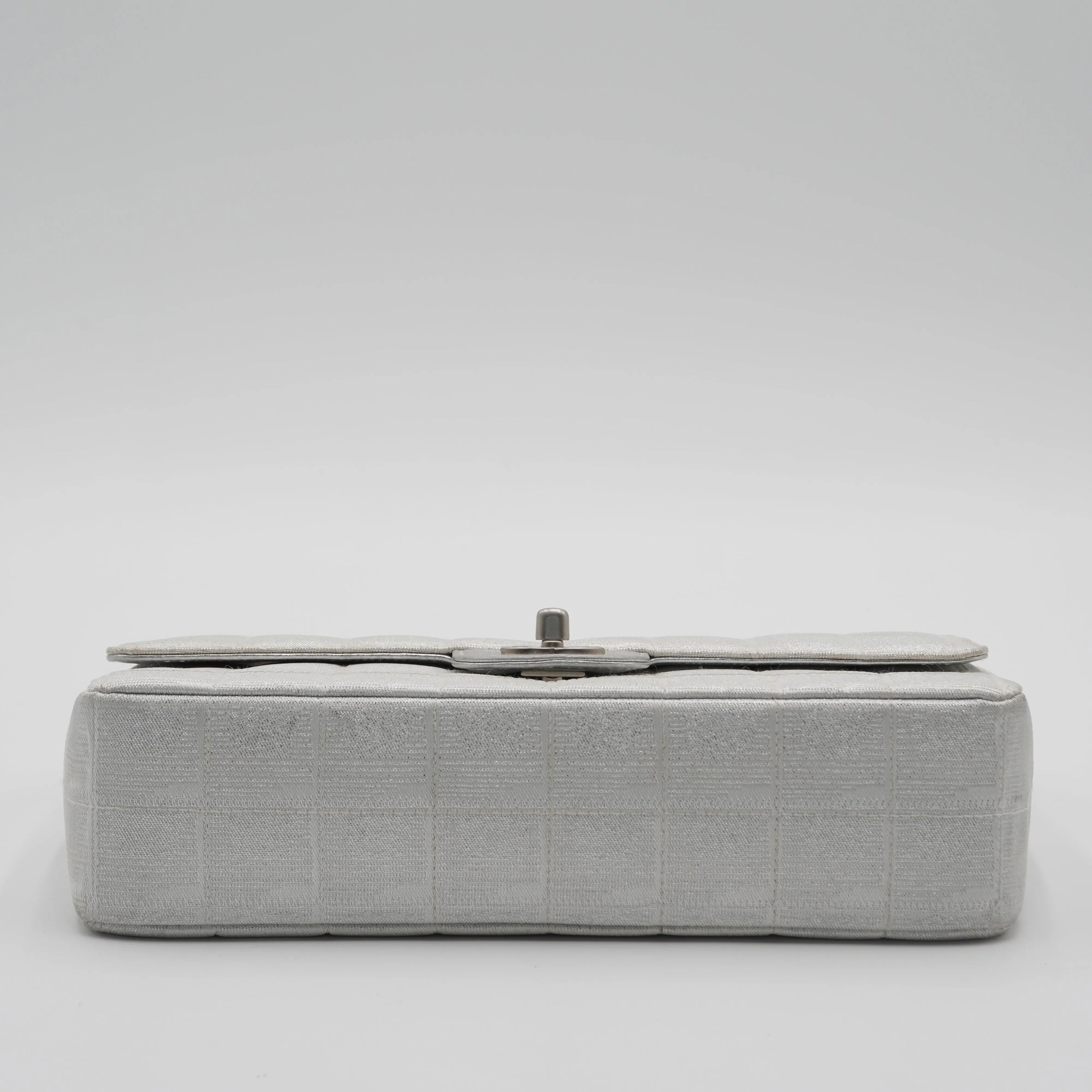 CHANEL Travel Line Silver Shoulder Bag CHANEL
