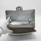 CHANEL Travel Line Silver Shoulder Bag CHANEL