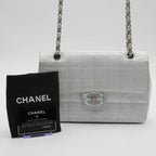 CHANEL Travel Line Silver Shoulder Bag CHANEL