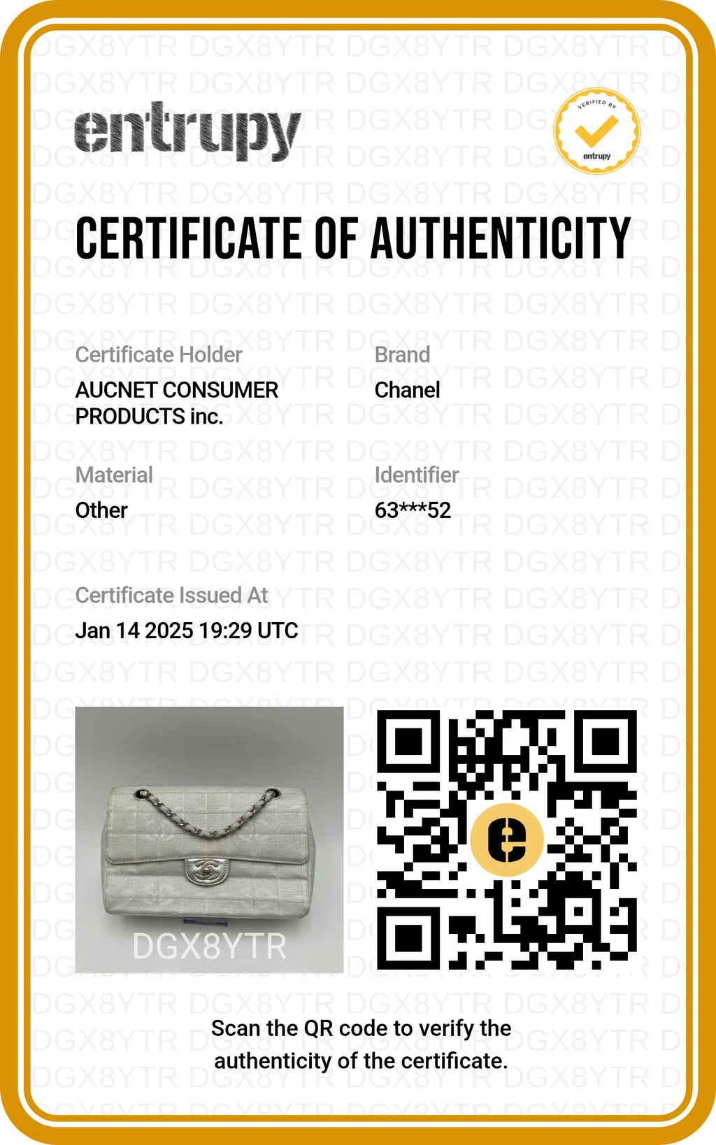 CHANEL Travel Line Silver Shoulder Bag CHANEL