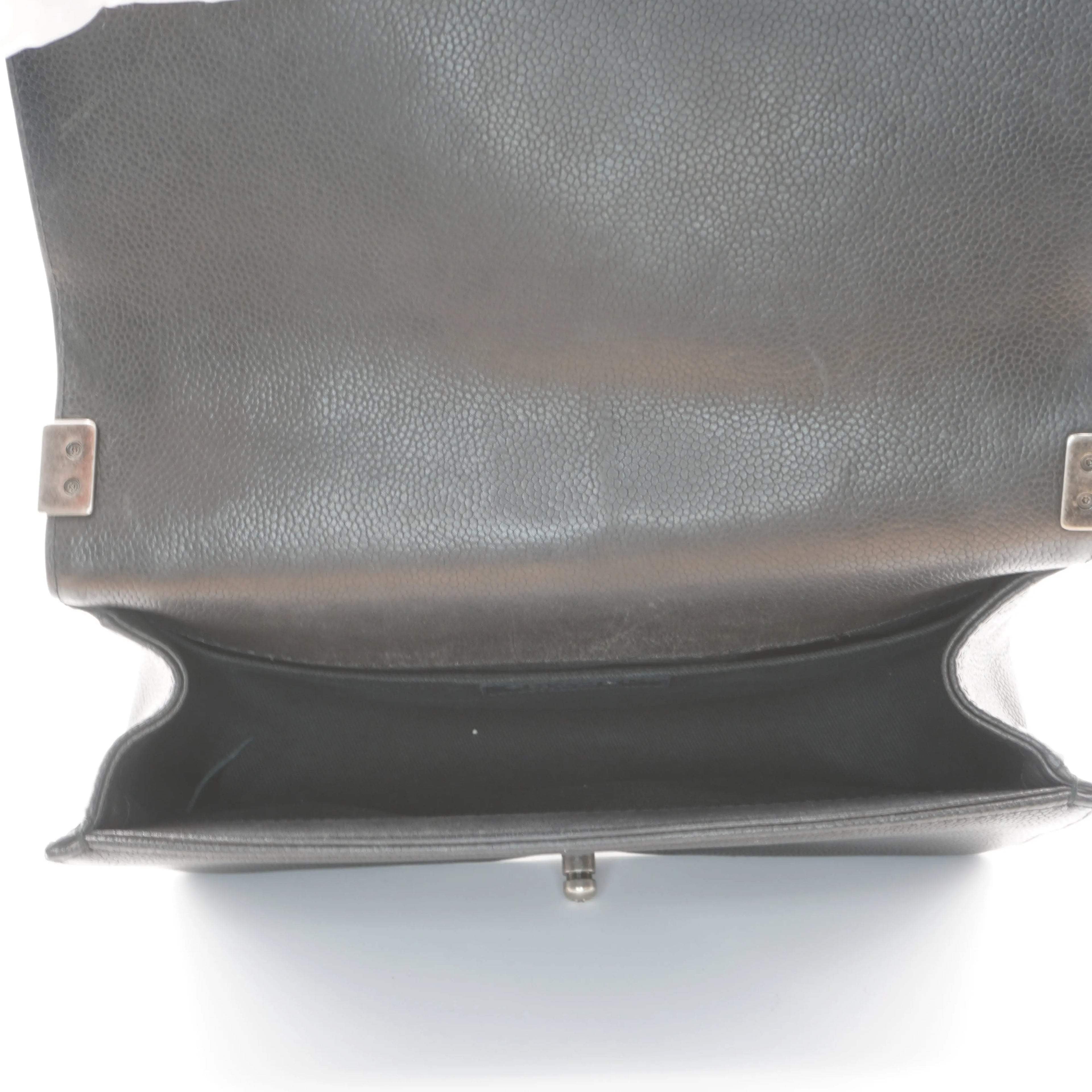 CHANEL Pairs-Dallas Stitched Caviar Leather Boy Bag CHANEL