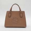 Gucci Beige Leather Soho 2-WAY Handbag