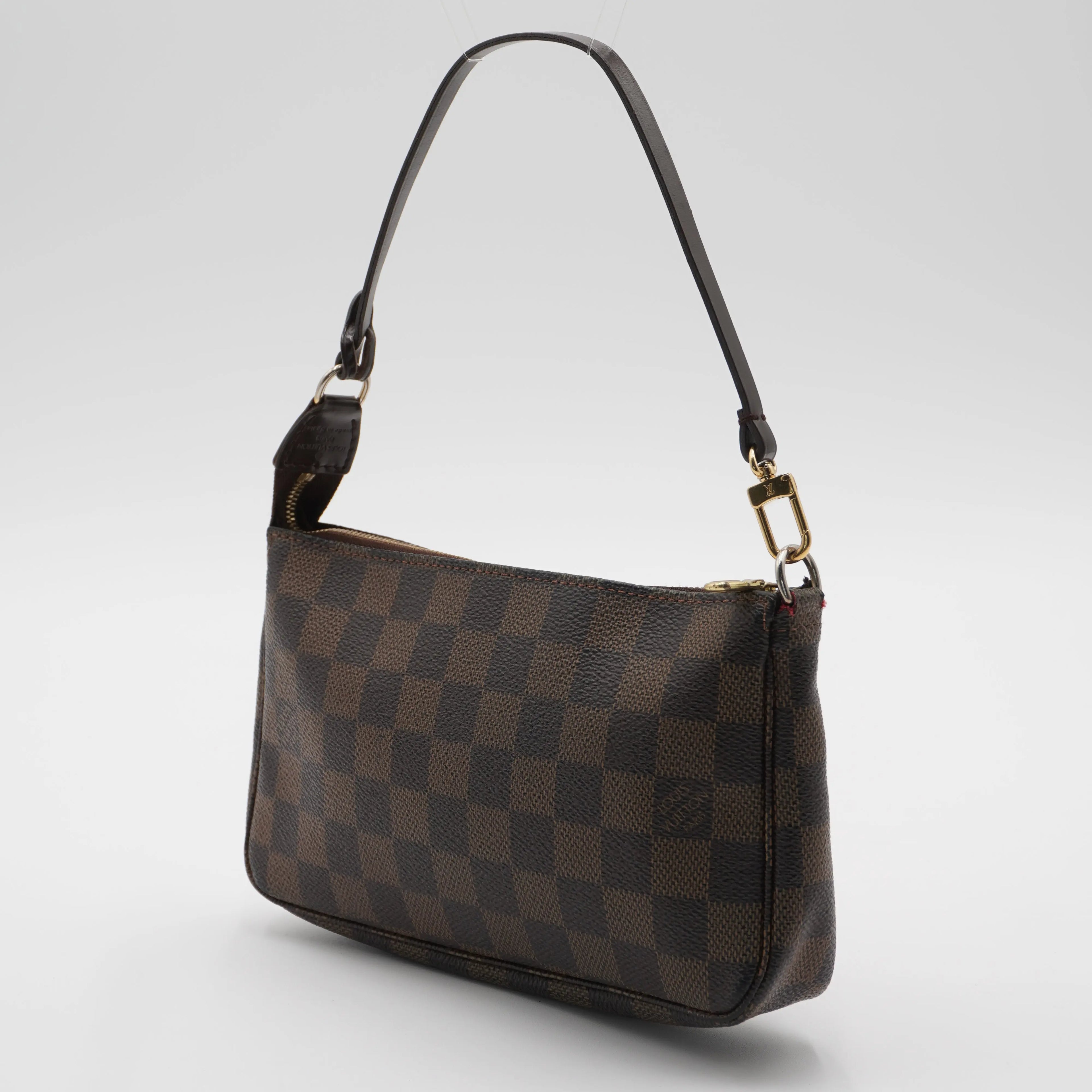 LOUIS VUITTON Brown Demiere Ebene Pochette Pouch LOUIS VUITTON