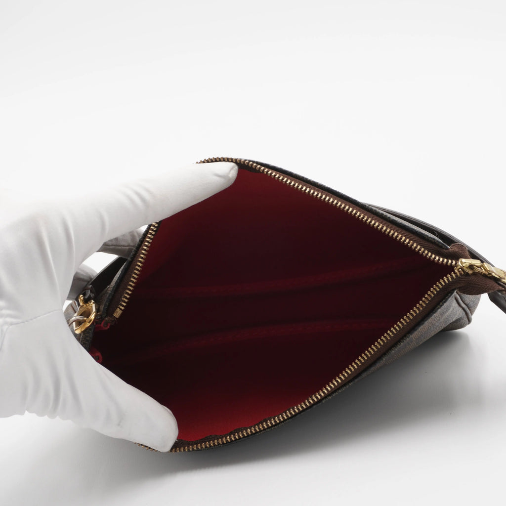 LOUIS VUITTON Brown Demiere Ebene Pochette Pouch LOUIS VUITTON