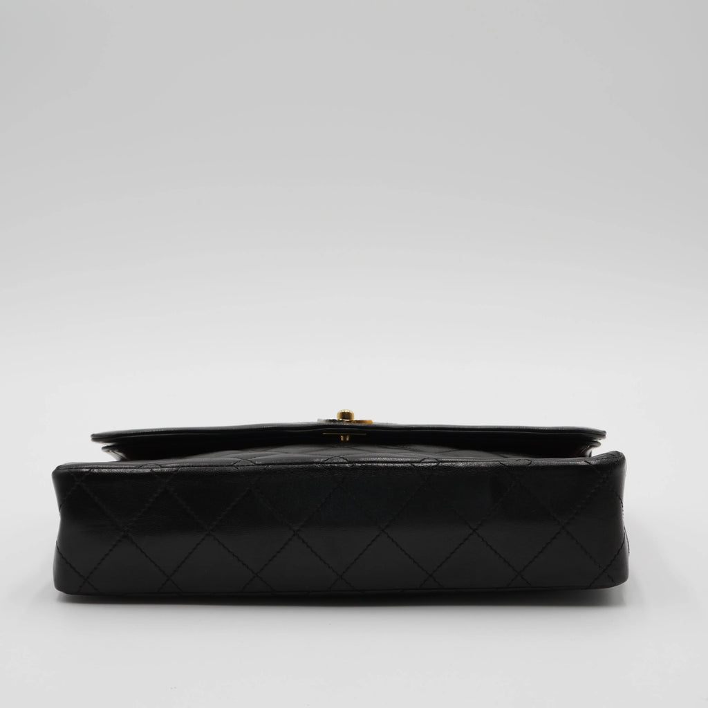 CHANEL Paris Limited Edition Two-Tone CC Logo Double Flap Bag - Good 1 CHANEL
