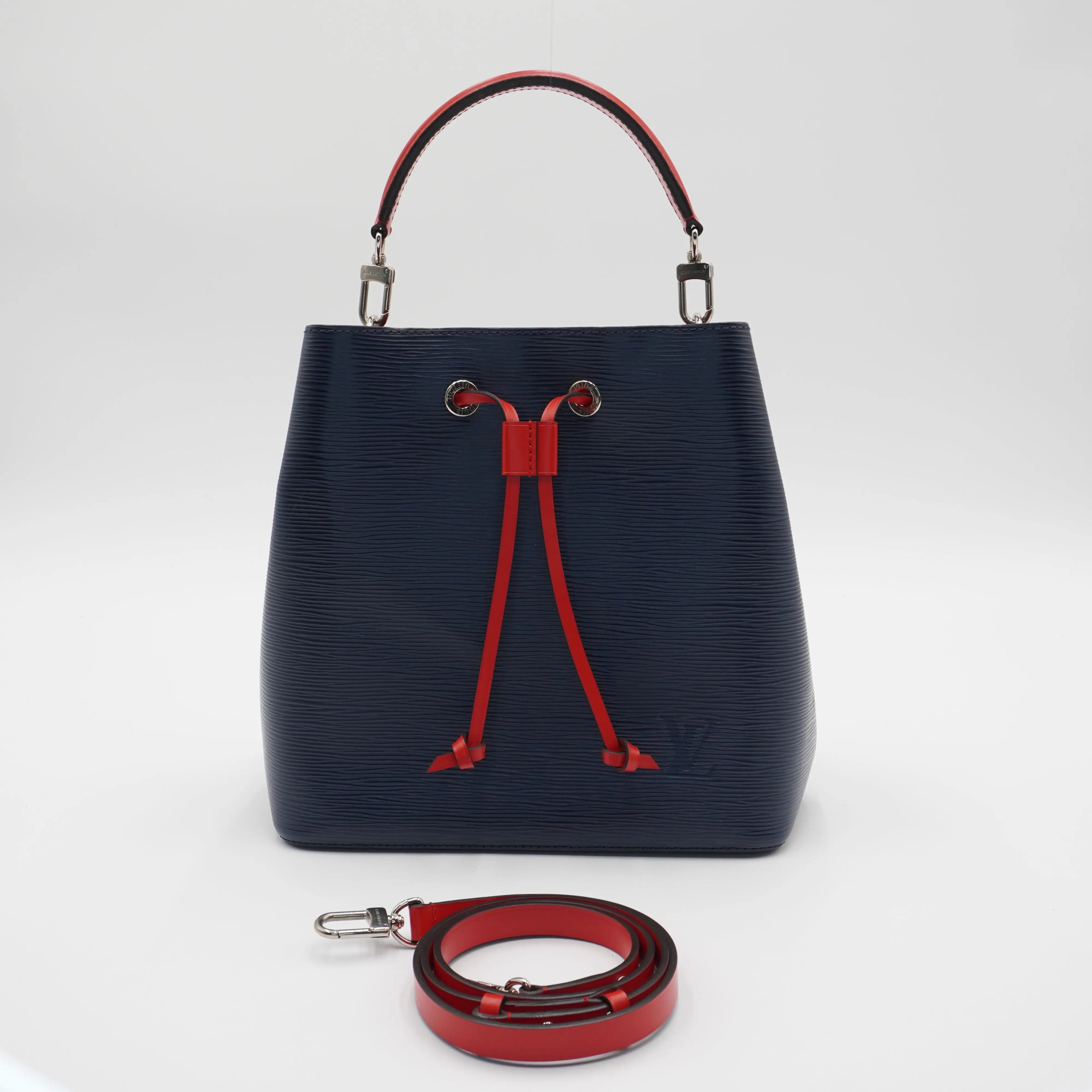 LOUIS VUITTON Indigo-Blue Epi Neo Noe 2-Way Handbag LOUIS VUITTON
