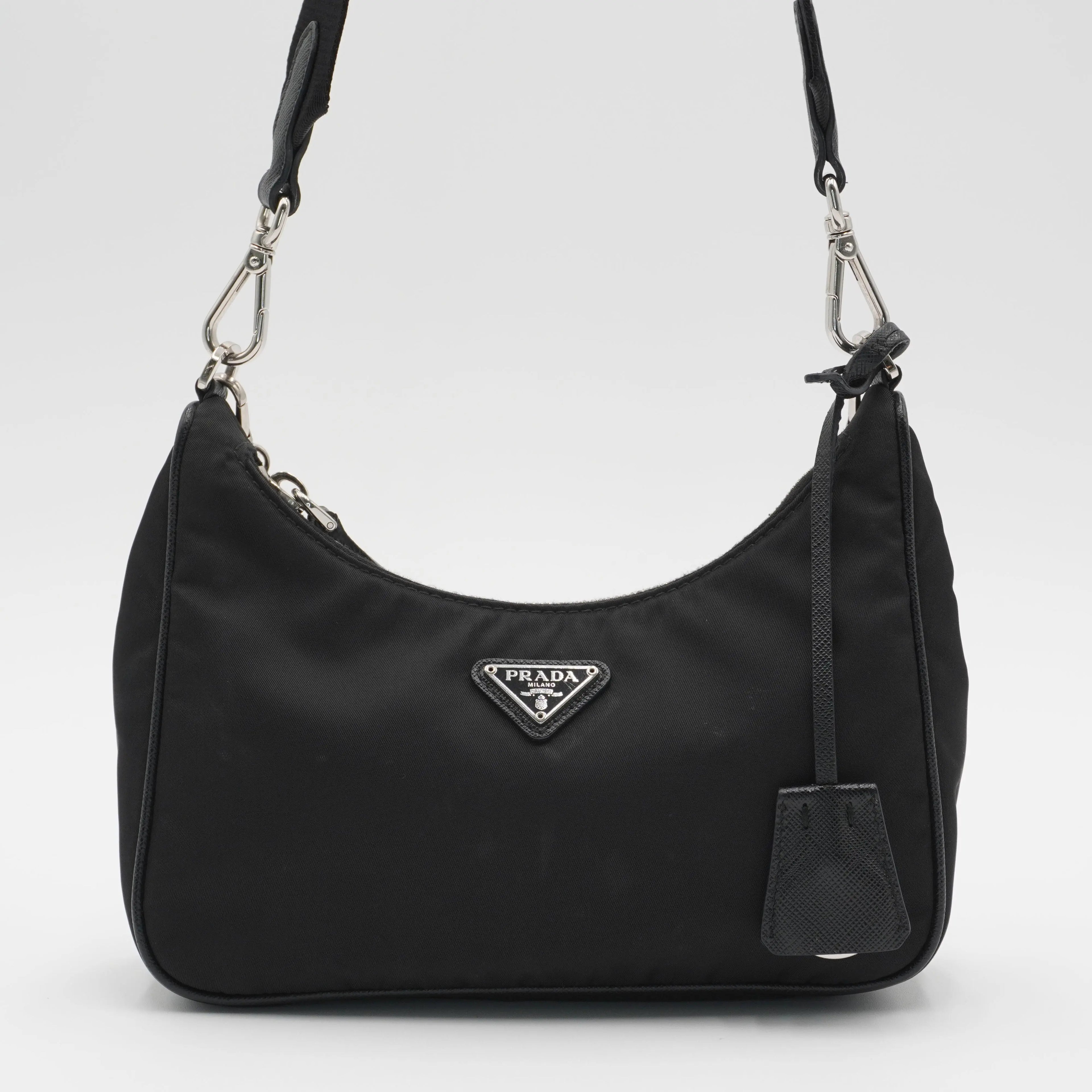 PRADA Black Nylon Re-Edition 2005 Shoulder Bag PRADA