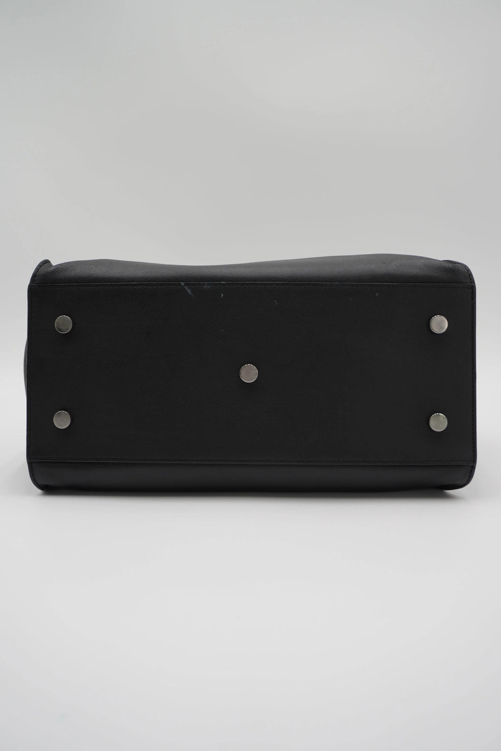 SAINT LAURENT Leather Monogram Downtown Cabas Sacthel Bag - BAGPHIC