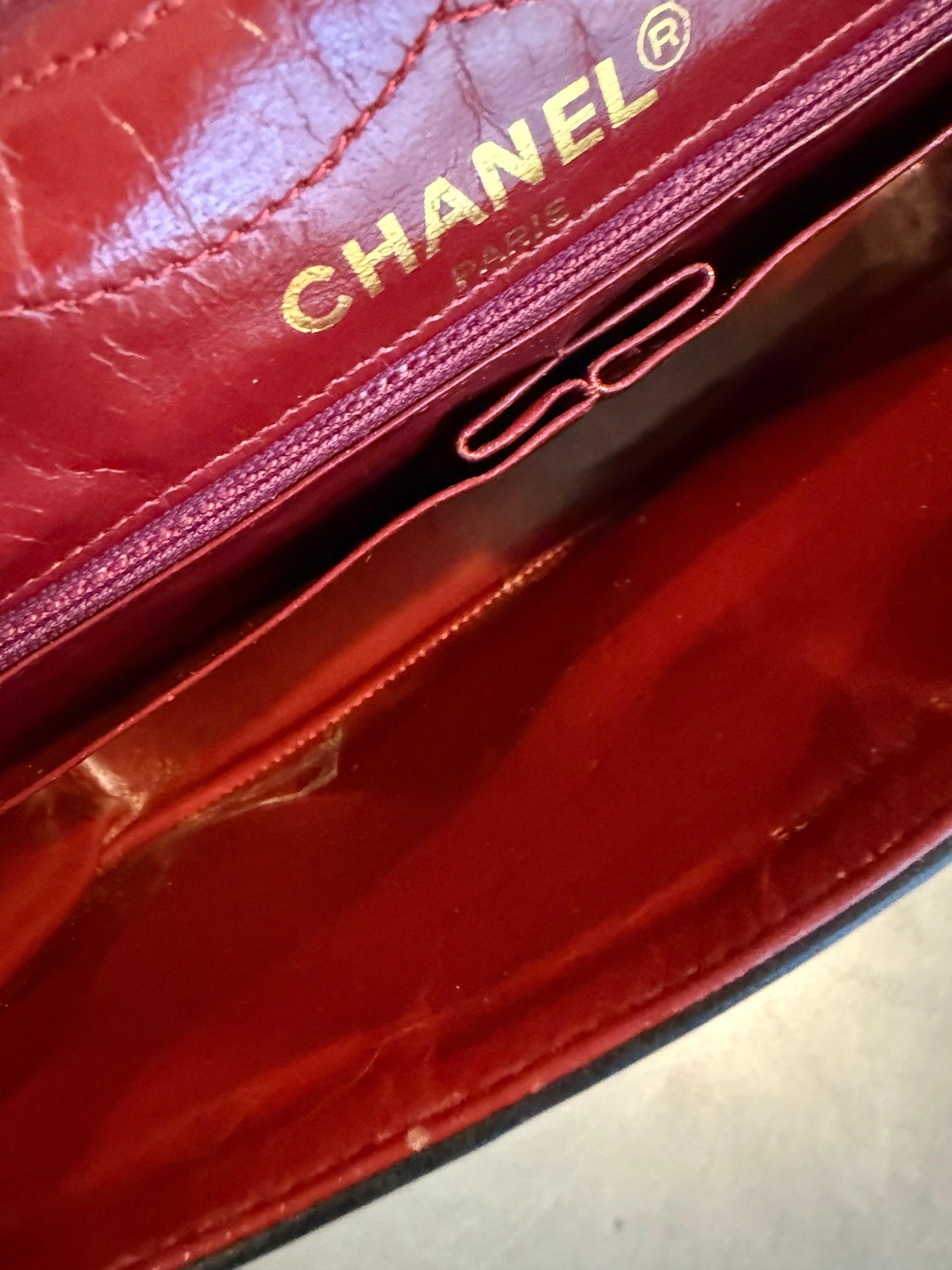Pre-owned CHANEL Paris Limited Edition Two-Tone CC Logo Double Flap Bag - Fair